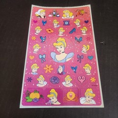 Lot of 5 Vintage Disney Princess & Snow White Sticker Sheets Sandylion