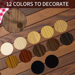 648 Pieces Screw Hole Covers Stickers, 12 Basic Color Colors Wood Stickers, Adhe