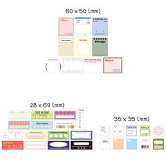 Monolike Today’s Record Sticker Pack (102 Stickers) – Variety Pack, Journal