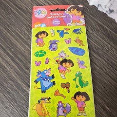 Vtg Sandylion 2 packs – Nick Jr DORA THE EXPLORER Cartoon Stickers 4 Sheets