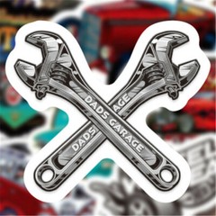American Hot Rods Sticker Vinyl Decal Car Classic Engine Mechanic Pack Lot 50pc