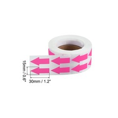 Arrow Sticker 1.2×0.6, 1000 Pcs Adhesive Color Coding Decal for Gas Flow Dire…