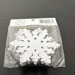 Recollections Christmas /Noël Snowflakes Chipboard Stickers 24pc Gold & Silver