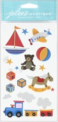 Baby Toys, 3D scrapbook sticker Jolees SPJH003