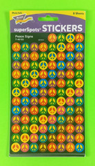 Trend Peace Signs Stickers Pack 8 Sheets Retired