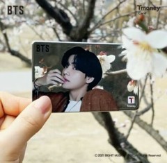 BTS X CU Tmoney T money Official Mirror Photo Card Limited Rare