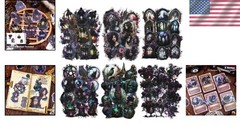 Gothic Scrapbook Stickers 180Pcs Waterproof Floral Witch Designs for Journaling
