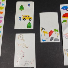 Vintage Mrs Grossmans Stickers Mixed Lot of 25 Flowers Cars Money Hearts Hawaii