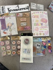 Mixed Lot 80 Stickers Sandy Lion Jolee’s Paper Studio Debbie Mumm Vintage New