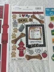 Cat And Dog Themed Scrapbook Stickers, Embellishments