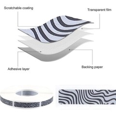 1000Pcs Zebra Scratch Off Label PIN Security Sticker Card Cover Paper Crafts