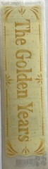 THE GOLDEN YEARS Fun Phrase Sticker (1pc)9”x2.5”Frances Meyer•Border•Title Page•