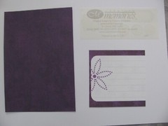 Creative Memories Purple Dbl Sided 1 Photo Mat 1 Journal Box 1 Sticker Strip NEW