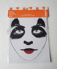 Claire’s Halloween Face Gem Stones Adhesive Stickers, Bat Face Costume Accessor