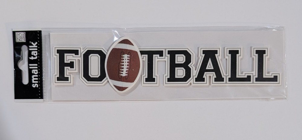 Football Scrapbooking Title Sticker By Me & My Big Ideas Mambi Small Talk