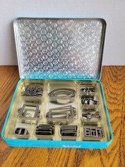 Stampin up Hodgepodge hardware Embllishment kit Pewter