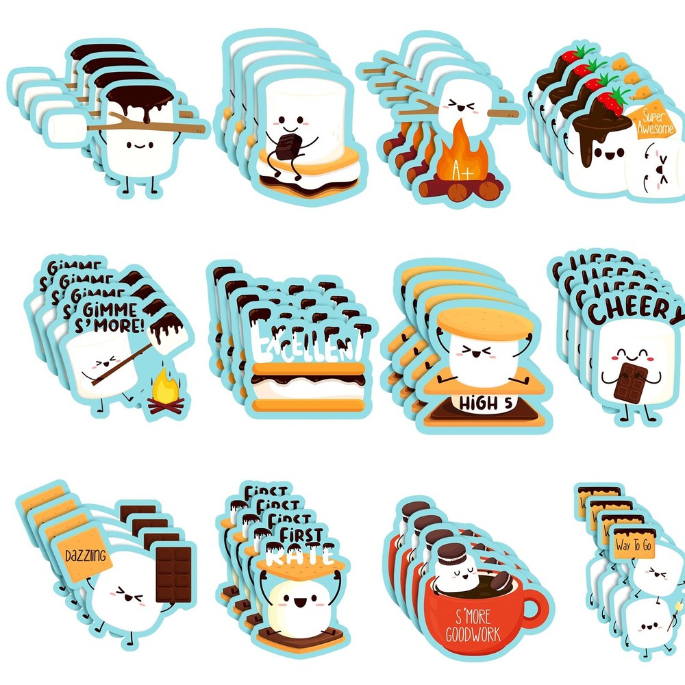 300 Pcs Scratch and Sniff Sticker for Kid Smelly Scented Large Marshmallow Mo…