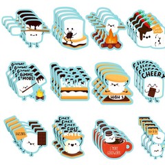 300 Pcs Scratch and Sniff Sticker for Kid Smelly Scented Large Marshmallow Mo…