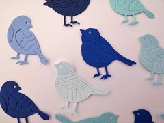 Bird Birds Die Cut Paper Scrapbook Card Making Embellishment 18pc
