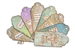 Handmade Junk Journal Tags Ephemera Scrapbook Embellishments