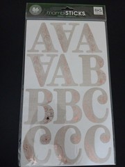 MambiSticks Large Alphabet Stickers New 86 Pieces