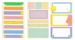 Giant & Double Giant Stickers / Mrs. Grossman -Vellum DG – 3 modules – 2 designs