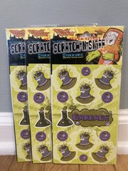 Lot of 45 Retro Style Nostalgic Stink Factory Scratch Sniff Stickers Sealed NIP