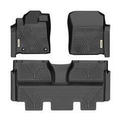 YITAMOTOR Gen2 Floor Mats Fits for 2014-2021 Toyota Tundra CrewMax Cab (with …