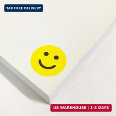 1000+PCS Yellow Smiley Face Stickers 1 Inch – Bulk Happy Face Stickers for Cla