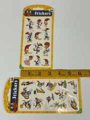 2 Woody Woodpecker Stickers Sheets Winnie Sports Activities Mello Smello NOS
