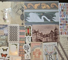 Junk Journal Kit Vintage Style Paper Stickers Tags Tickets Images Ephemera Craft