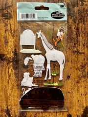 Jolee’s Drive Thru Safari Park Car Animals Giraffe Monkeys Scrapbooking Stickers