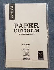 Pen + Gear 15 Count Paper Cutouts (3 Different Shapes)|New|USA SELLER|SHIPS FAST