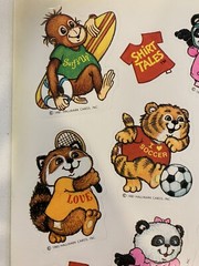 Vintage NOS 1980s Hallmark Ambassador Shirt Tales Stickers