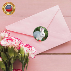 Farm Animal Stickers Roll for Kids 600Pcs round Farm Animals Label Stickers for