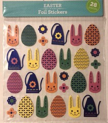 Way To Celebrate Easter Foil Stickers for Crafts Scrapbooking Stickers 28 Pieces