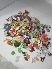 Multicolor Scrapbooking Die Cut Shapes Assorted Loose Pieces Lot