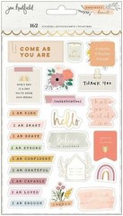 Jen Hadfield~PEACEFUL HEART sticker set~So nice & useful! 162 pieces Quick Ship!