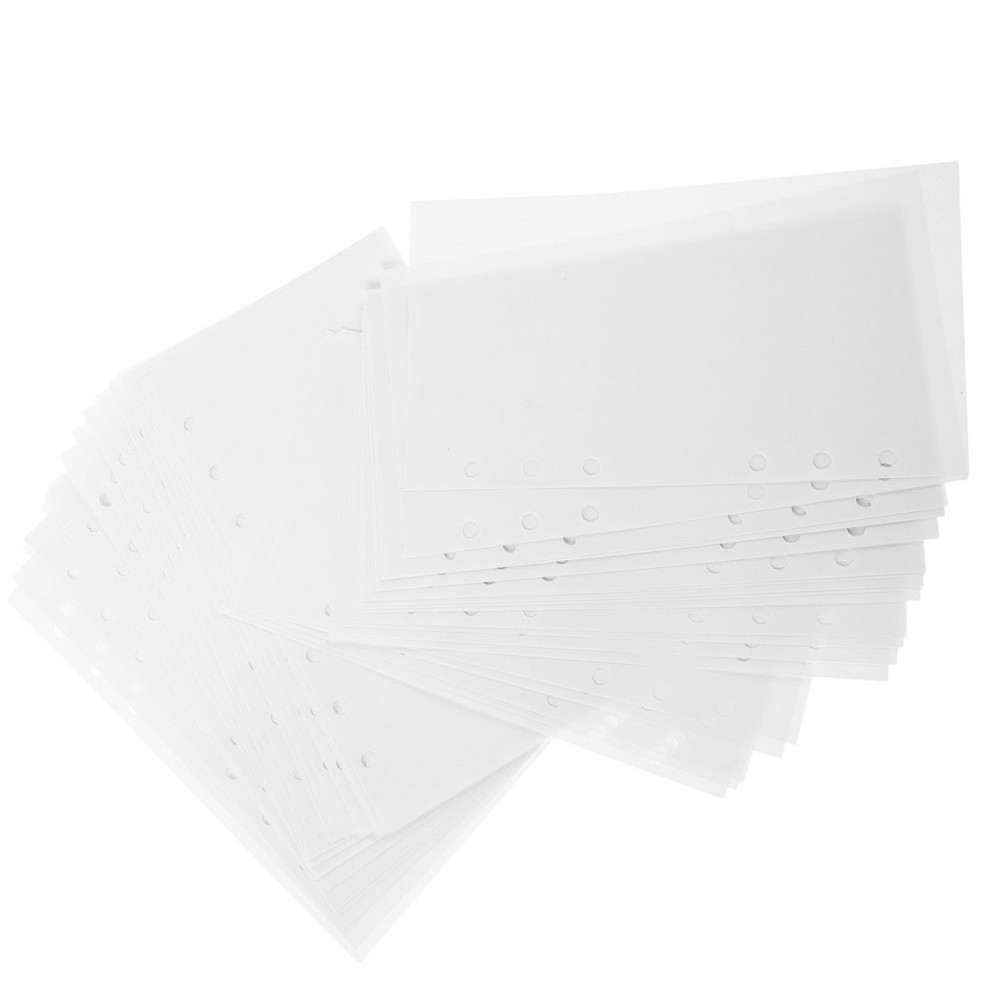 100Pcs Durable Double Sided Release Paper Sticker Book Pages for Binder Album