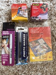 Huge Scrapbooking Crafting Lot Punches Cutters Scissors School Teacher Stamps
