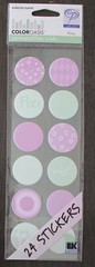 New Sticko Coloroasis scrapbook stickers Flirt Love Cute Snuggle Buddy 2 sheets