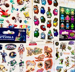 400+ Stickers | Cartoon Disney Pixar Marvel Characters TV movies Video Gaming