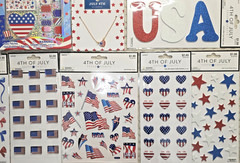 Patriotic 4th Of July HUGE NEW LOT 21pc Stickers Patches Red White Blue USA Flag