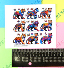 Tigers & Butterflies Sticker Sheet