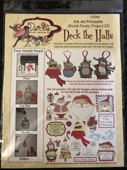 DARCIES SHRINK PLASTIC CD KITS, NEW CD 201 Deck The Halls