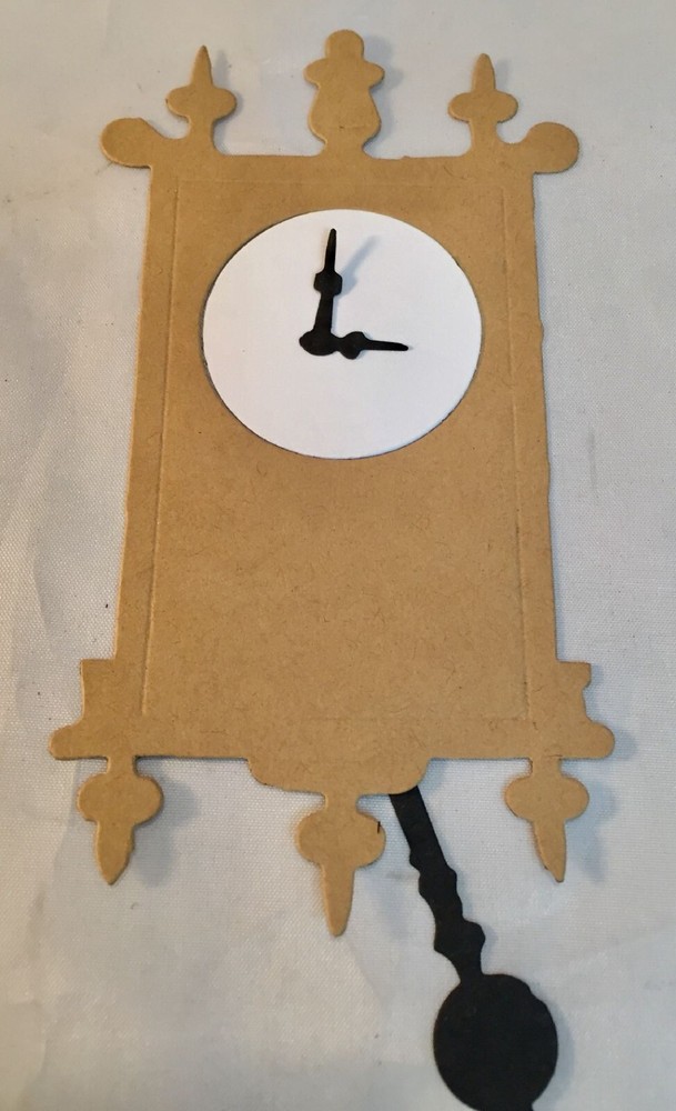 Tim Holtz Die Cuts * Wall Clock * Eight Sets * Kraft Cardstock * Cool Clock!