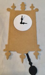 Tim Holtz Die Cuts * Wall Clock * Eight Sets * Kraft Cardstock * Cool Clock!