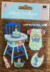 RARE Jolees Happy Birthday Baby Boy I’m 1 Year Old 1st First High Chair Cake 3D
