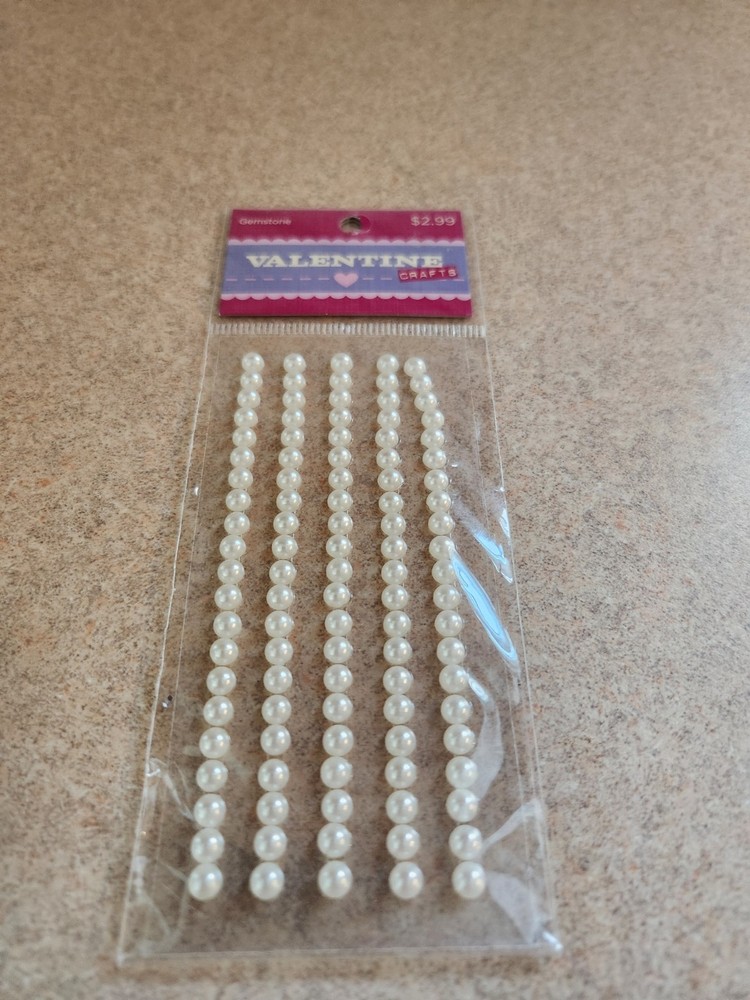 Hobby Lobby~ Valentine’s Pearl Gemstone Stickers
