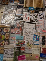 Huge Lot of 55 Scrapbooking Stickers, Jolees, Sticko, Recollections… NICE LOT